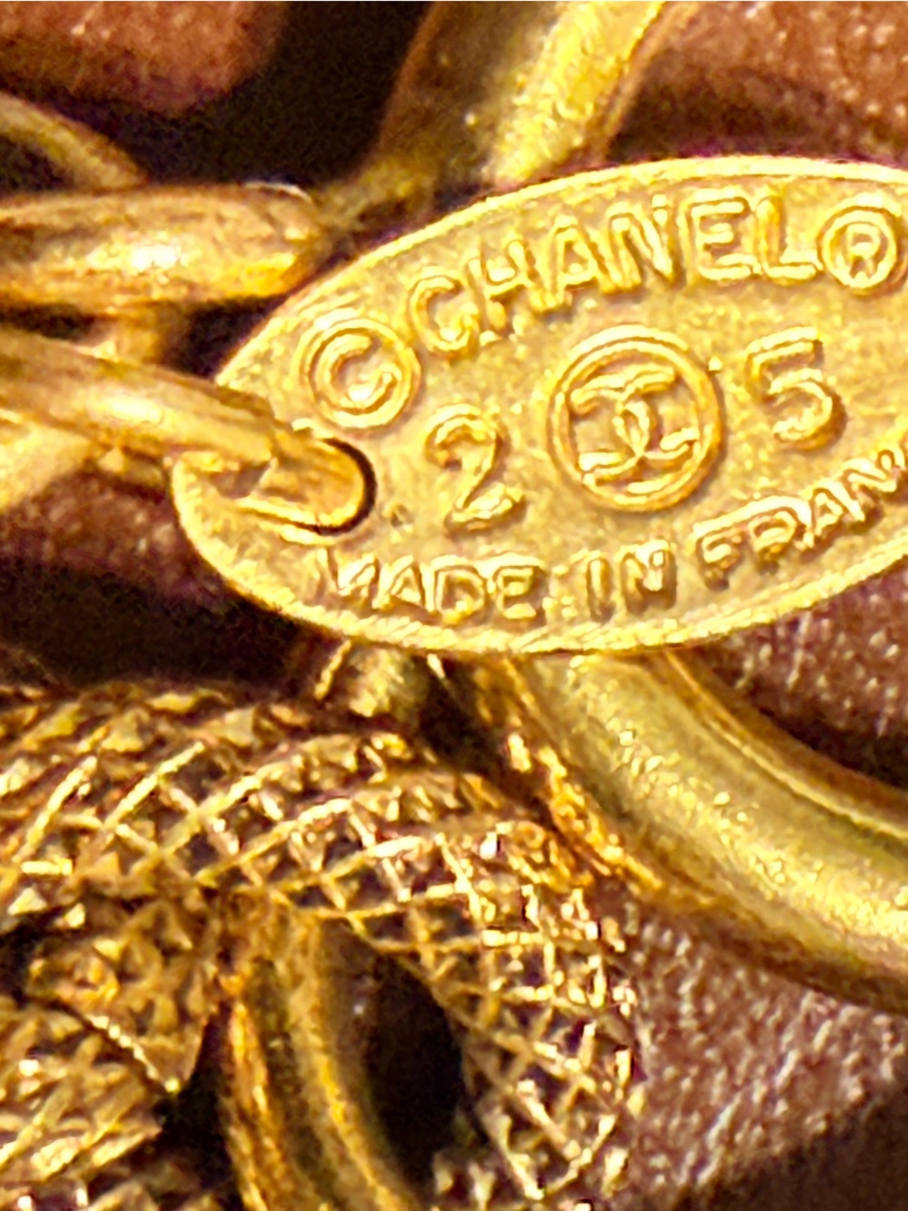 Chanel Vintage CC Star Pendant Long Necklace Metal XL Gold - Picture 7 of 7